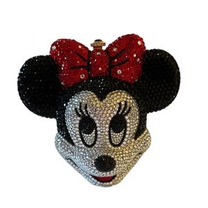 Katherine Baumann Swarovski Crystal Minnie Mouse Minaudière Bag Disney